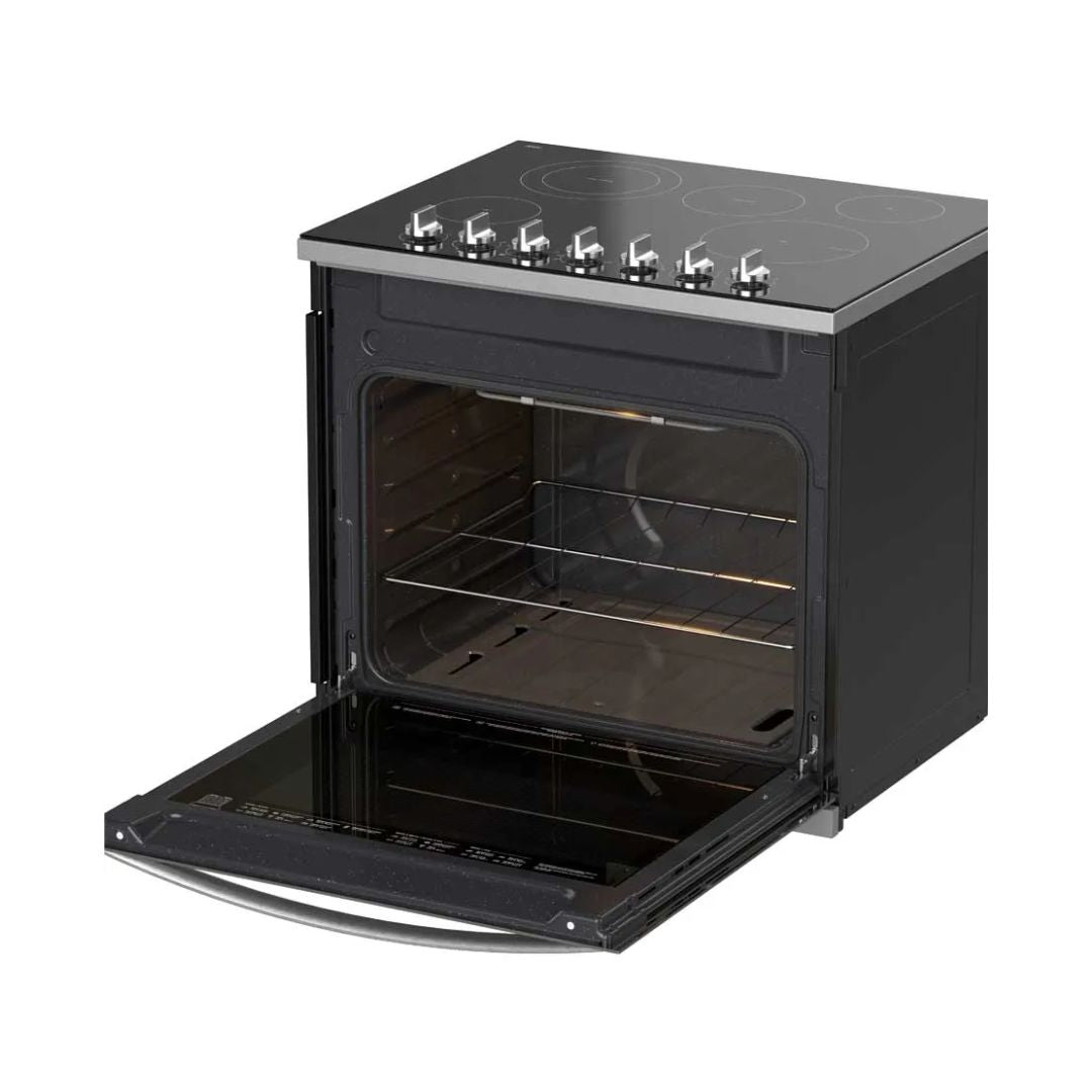 Cocina Eléctrica Para Empotrar Vitrocerámica/ Acero Inoxidable 30" (76 cm) 6 Hornillas Whirlpool