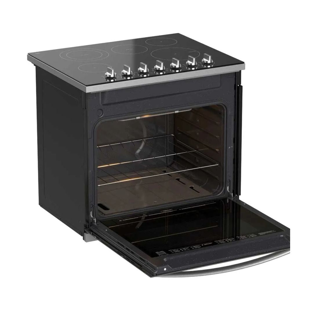 Cocina Eléctrica Para Empotrar Vitrocerámica/ Acero Inoxidable 30" (76 cm) 6 Hornillas Whirlpool