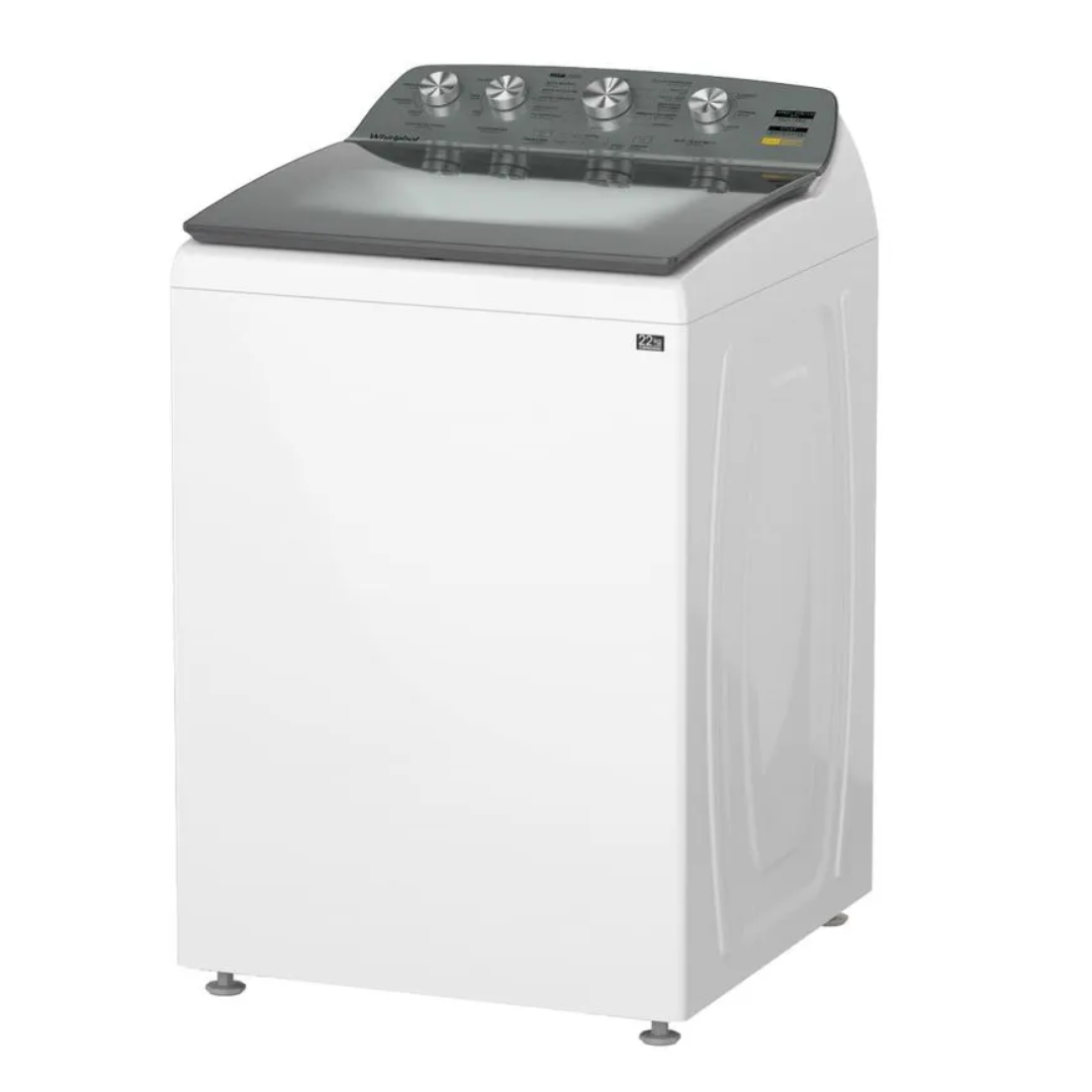 Lavadora 22 Kg Carga Superior Xpert Dual Agitador 2 en 1 Blanca Whirlpool
