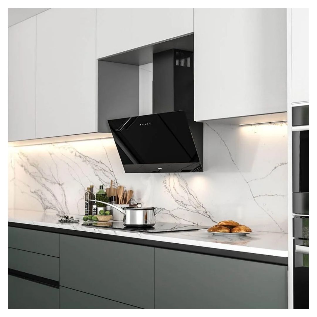 Campana Decorativa de Pared Vitrocerámica 80 cm Whirlpool