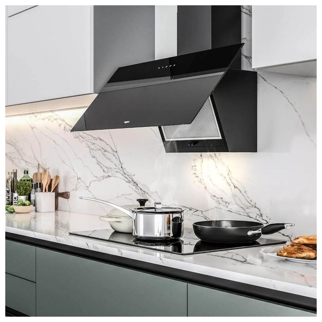 Campana Decorativa de Pared Vitrocerámica 80 cm Whirlpool