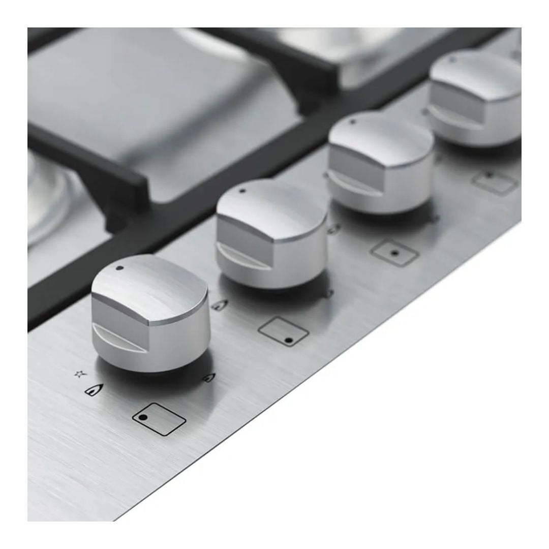 Tope a Gas 5 Hornillas Acero Inoxidable 30" Whirlpool