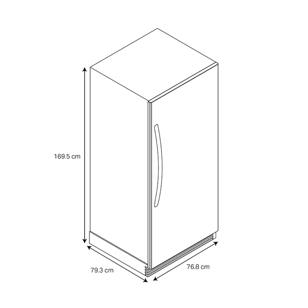 Congelador Individual 18 Pies Cu Acero Inoxidable Whirlpool