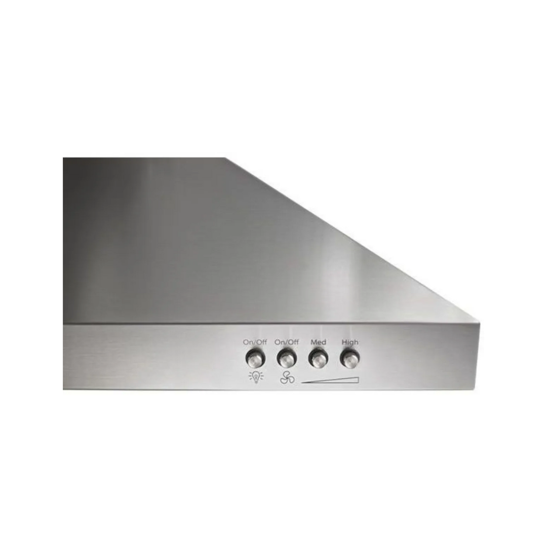 Campana Extractora de Pared Estilo Dosel de 30" Acero Inoxidable Whirlpool