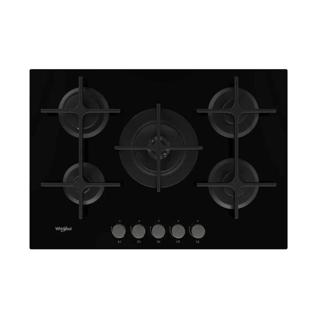 Tope a Gas Vitrocerámica 5 Hornillas 29" De Perrilla Whirlpool