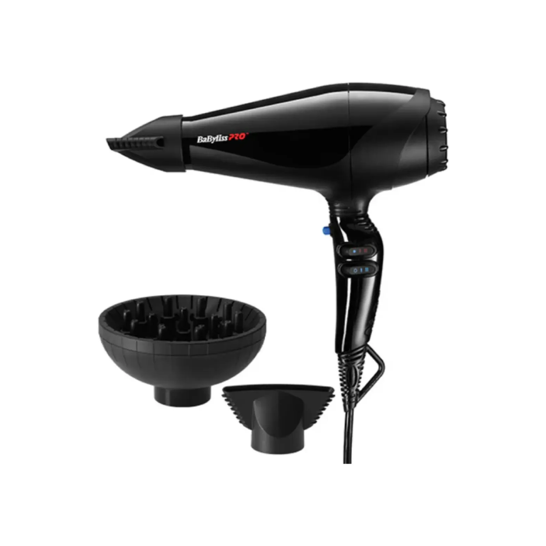Secador de Cabello 2000Watts Pro Ionico Negro Babyliss