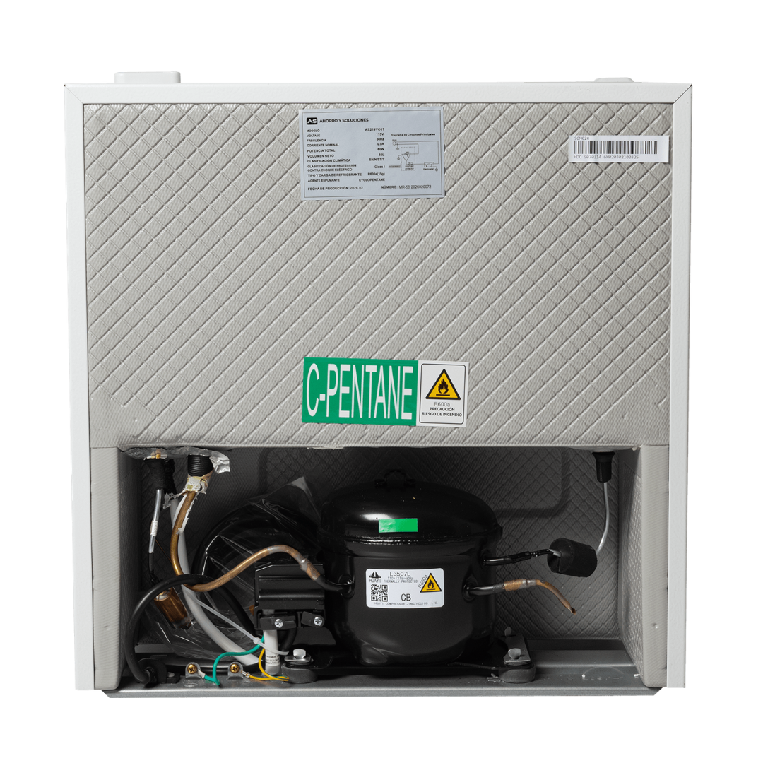 Nevera Ejecutiva 50 Litros 1 Puerta Blanca As Electronic