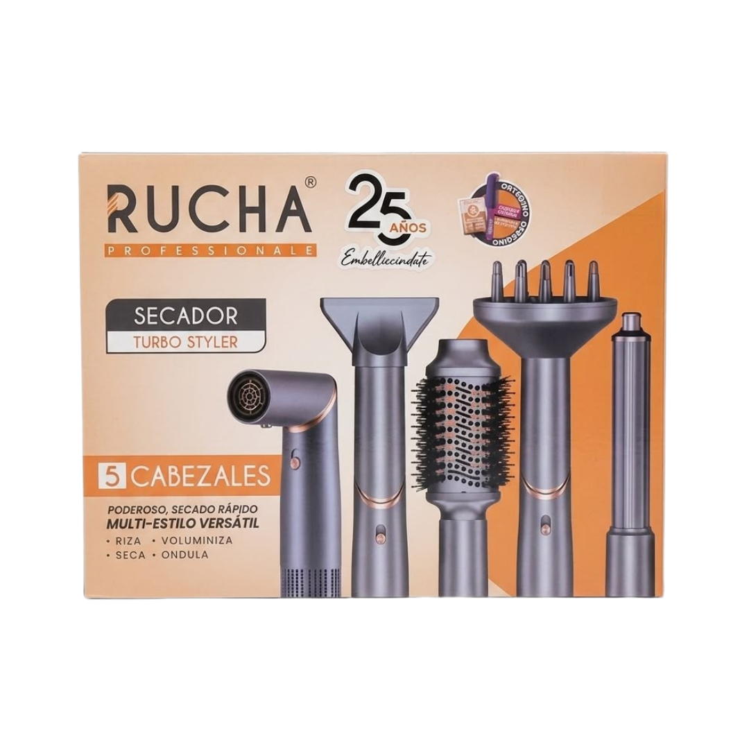 Secador Turbo Styler 5 en 1 Rucha