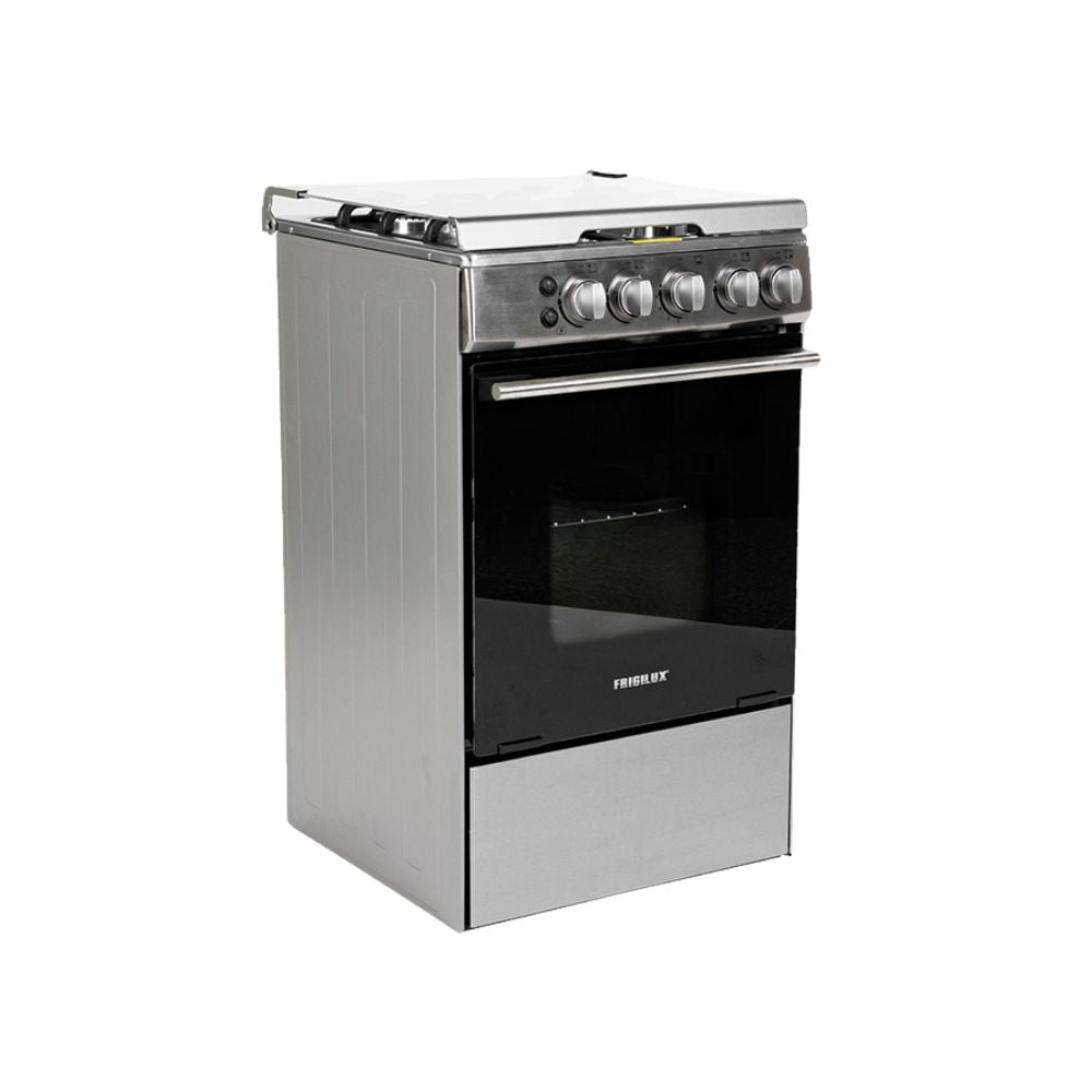 Cocina de Piso a Gas 4 Hornillas Acero Silver 20" Frigilux