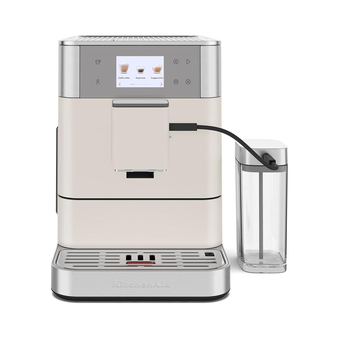 Cafetera Espresso Full Automática KF7 Con Molino Integrado Porcelana Blanco Kitchenaid
