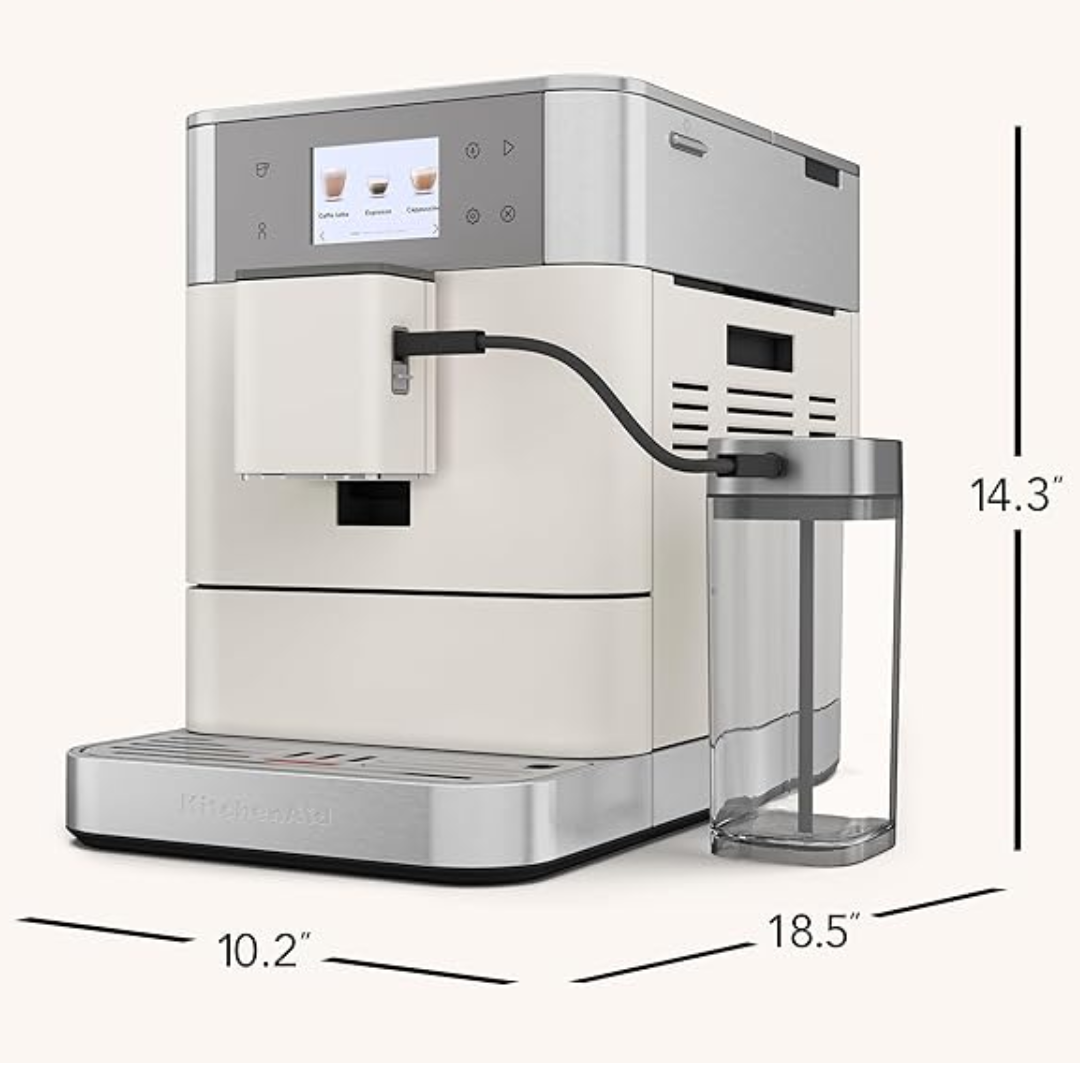 Cafetera Espresso Full Automática KF7 Con Molino Integrado Porcelana Blanco Kitchenaid