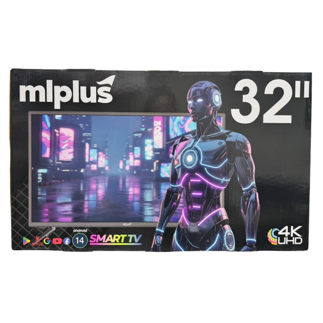 Televisor Smart TV 32" Android 14 Mlplus