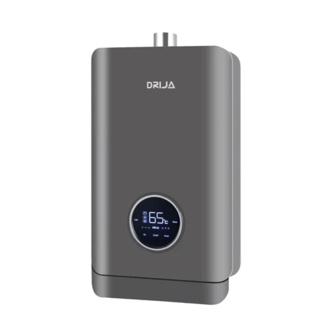 Calentador de Agua a Gas/110V 17L/Min  Con Pantalla LED Silver Drija