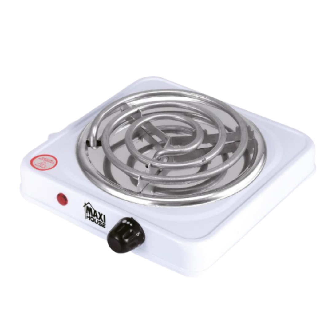 Cocina Eléctrica 1 Hornilla 1000W Antiadherente Maxi House