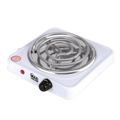 Cocina Eléctrica 1 Hornilla 1000W Antiadherente Maxi House