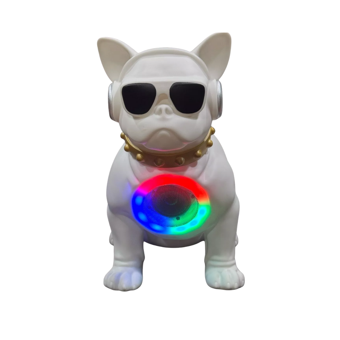 Corneta Portátil Con Bluetooth Diseño de Bulldog