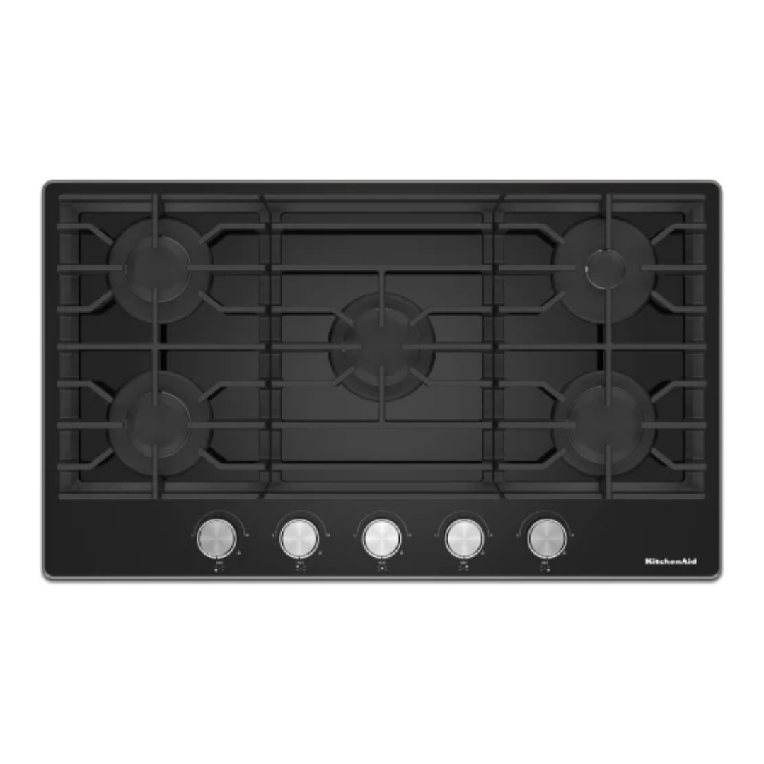 Tope a Gas Vitrocerámica 36" 5 Hornillas Kitchenaid