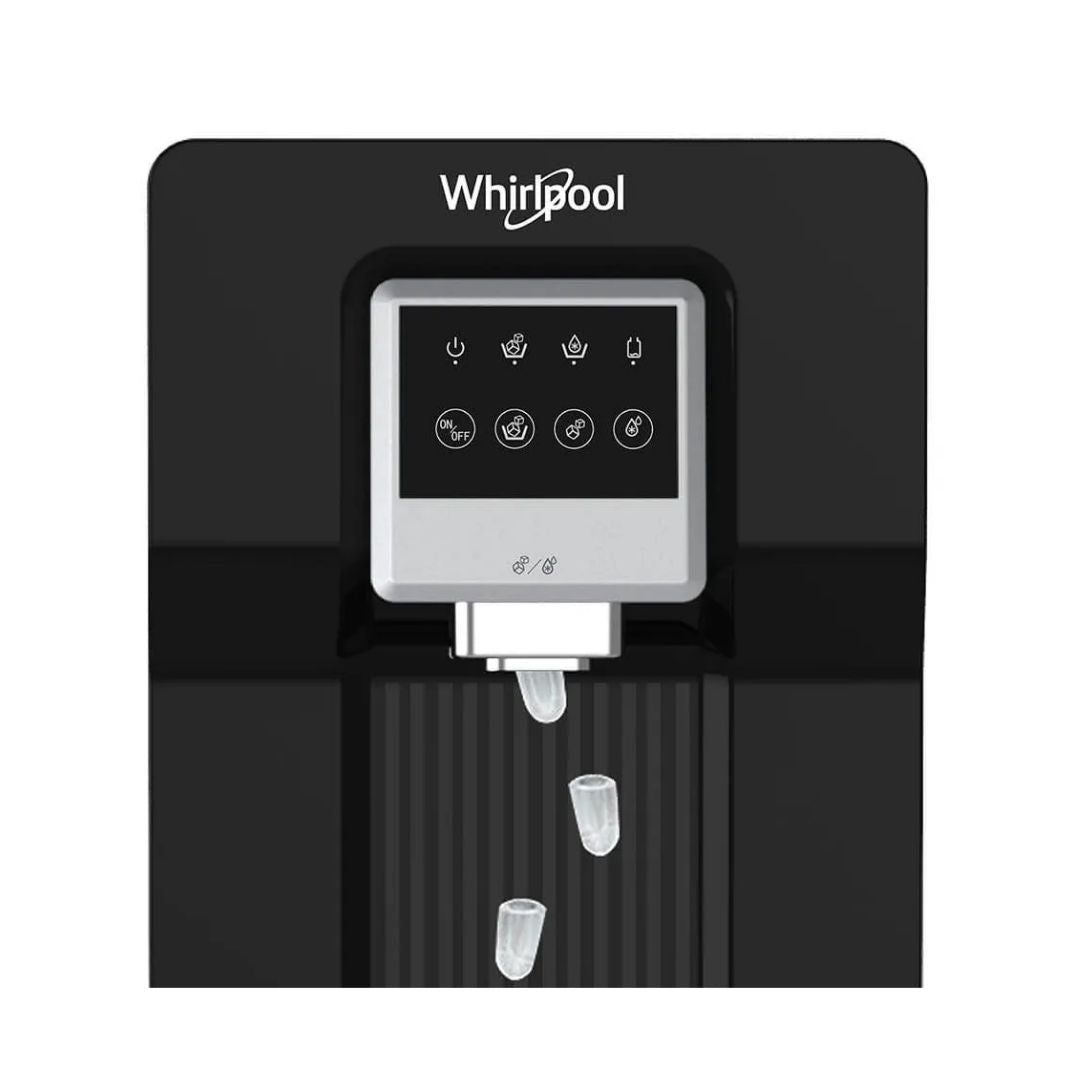 Dispensador de Agua Con Fabricador de Hielo Negro Digital Whirlpool