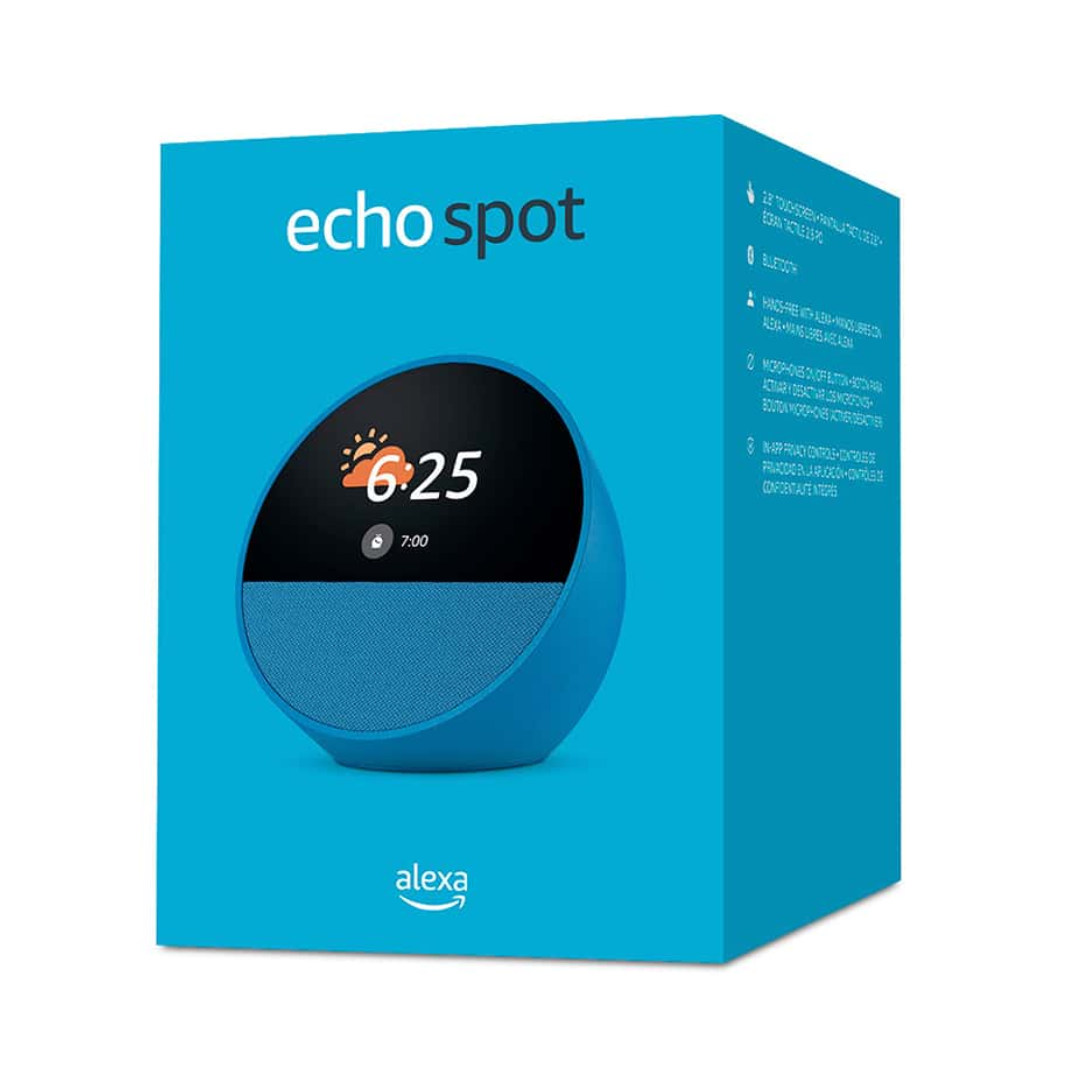 Alexa Echo Sport-Smart Con Reloj y Alarma Amanzon