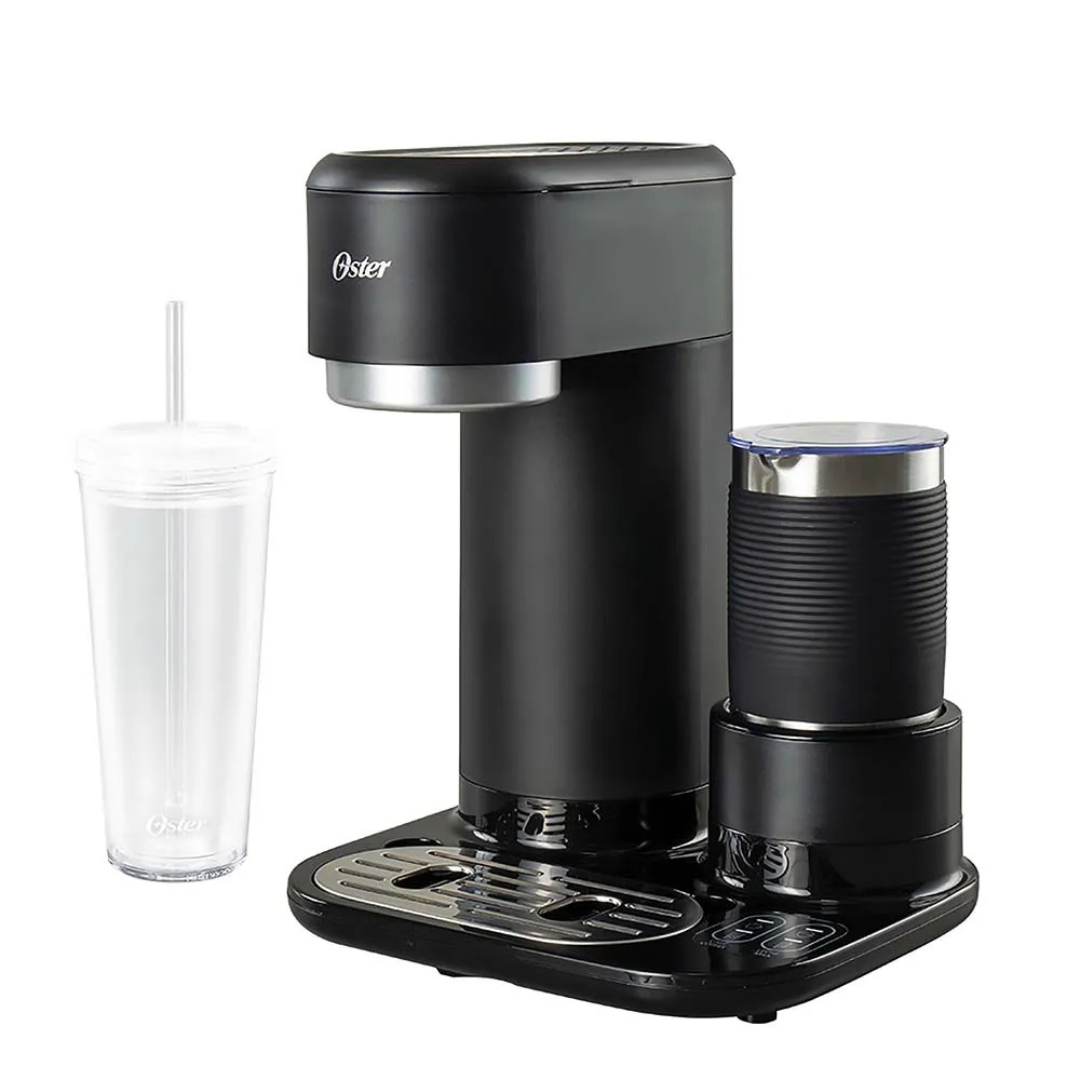 Cafetera Latte 4 en 1, Con Espumador Caliente y Frio OSTER