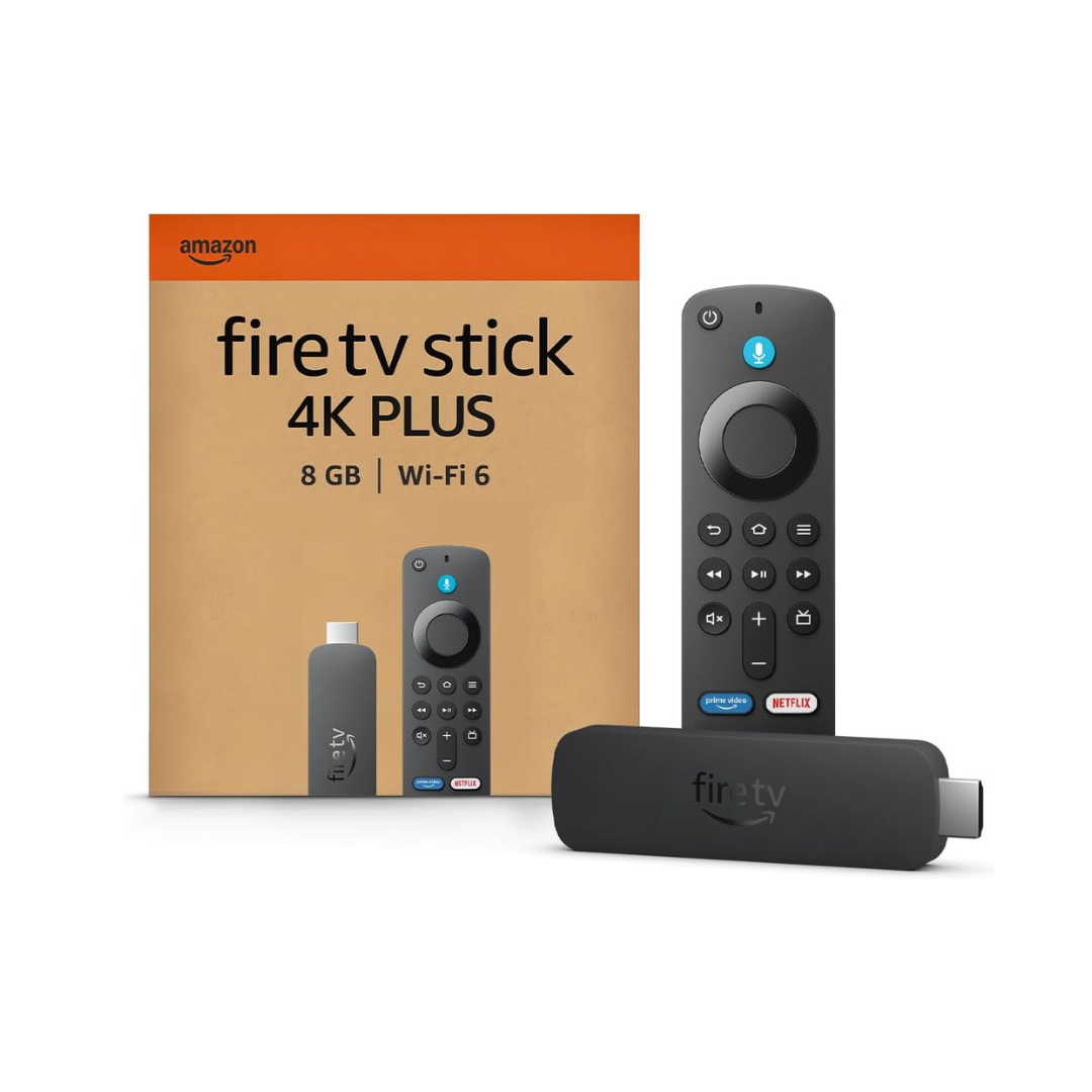 Amanzon Fire TV Stick 4K Plus, compatible con Wi-Fi 6, Dolby Vision, Dolby Atmos y HDR10