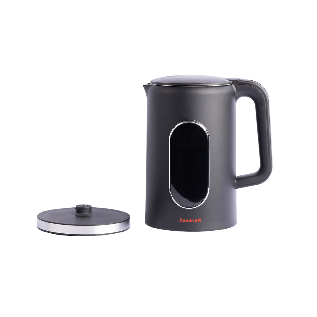 Hervidor Eléctrico 1.7 Litros Con Panel Digital Negro 1200W Admiral