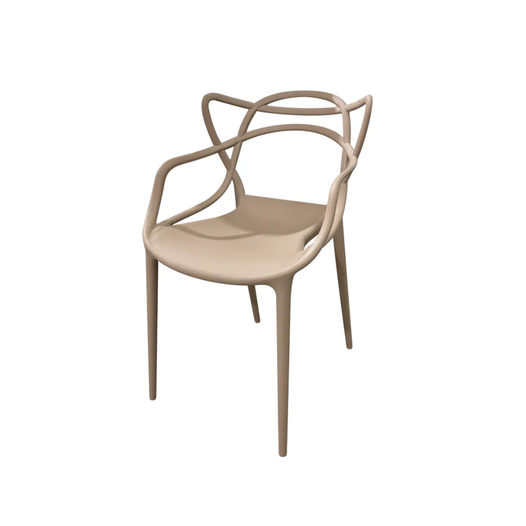 Silla Decorativa Multiuso Beige Powerfik