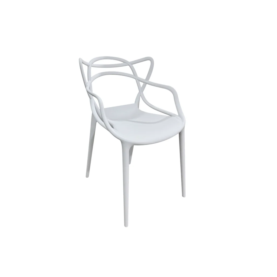 Silla Decorativa Multiuso Blanca Powerfik