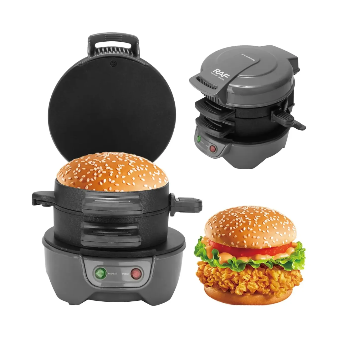 Máquina Eléctrica Para Hacer Hamburguesas 600W Raf