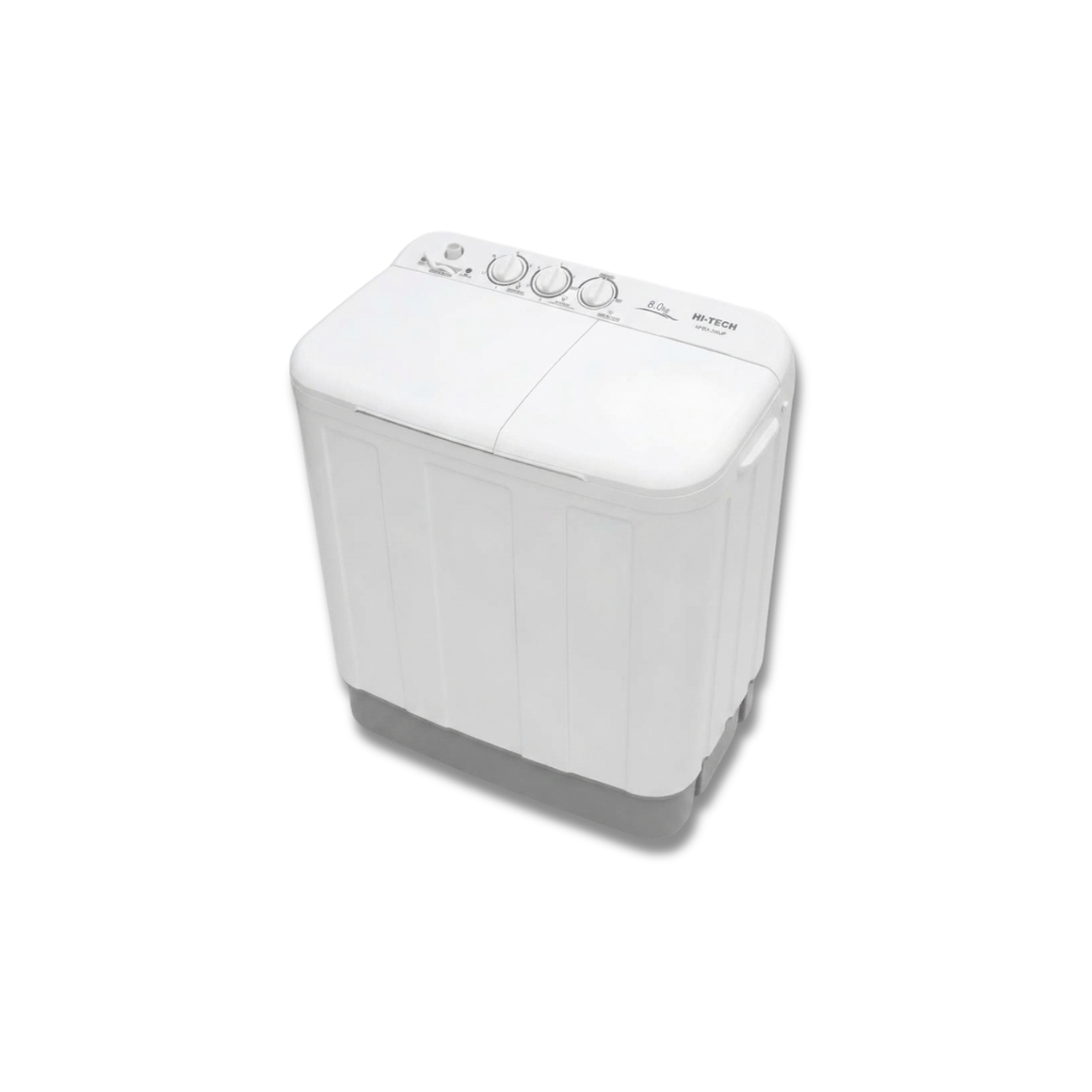 Lavadora Semi Automática Doble Tina 8KG Blanca HITECH