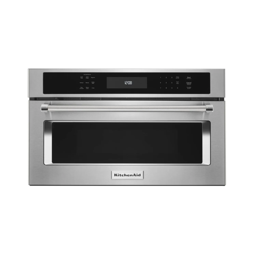 Horno Microonda Empotrable de 30" 1.4 Pies Cu Acero Inoxidable Kitchenaid