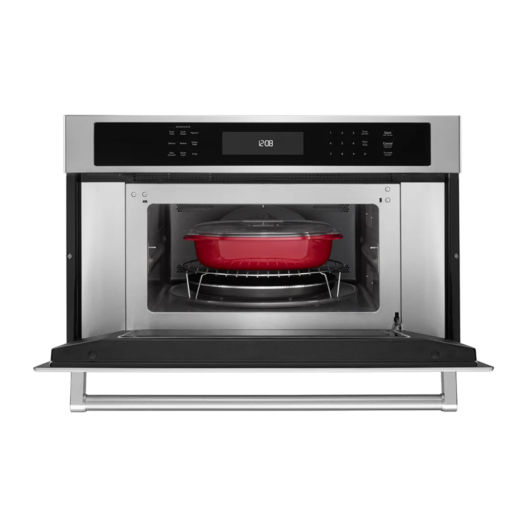 Horno Microonda Empotrable de 30" 1.4 Pies Cu Acero Inoxidable Kitchenaid