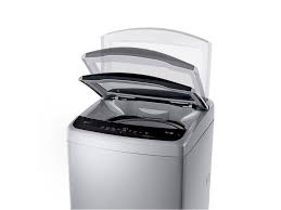 Lavadora automática carga superior gris de 9 kilos LG