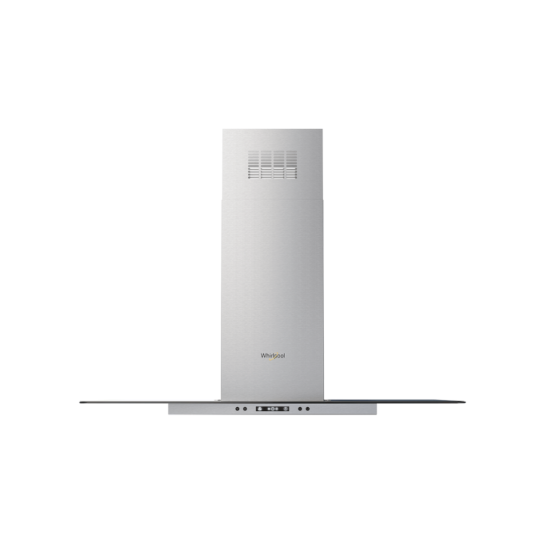 Campana de Isla Decorativa Acero Vidrio 100 cm Whirlpool