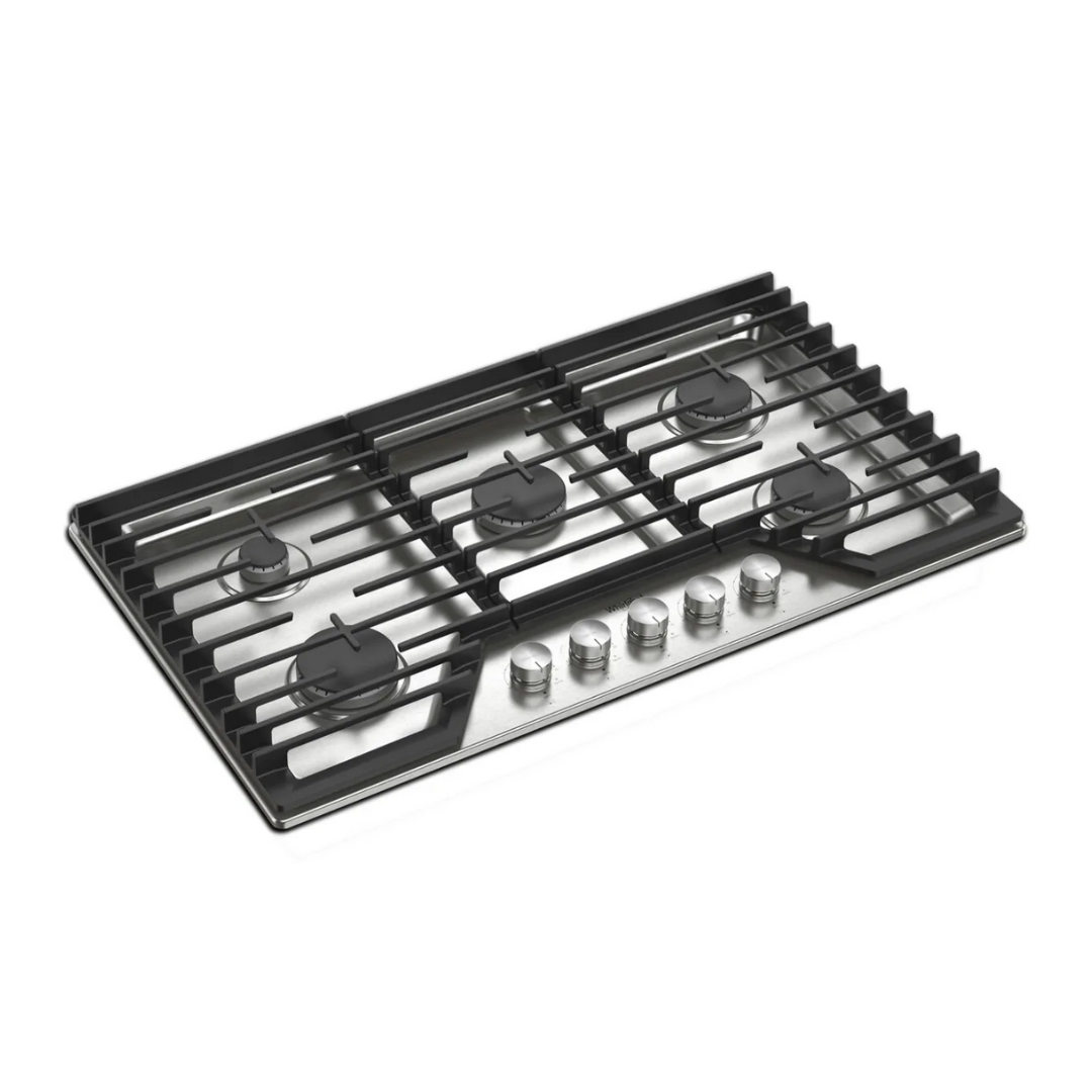 Tope a Gas 5 Hornillas Acero Inoxidable 36" CON EZ-2-Lift™ Whirlpool