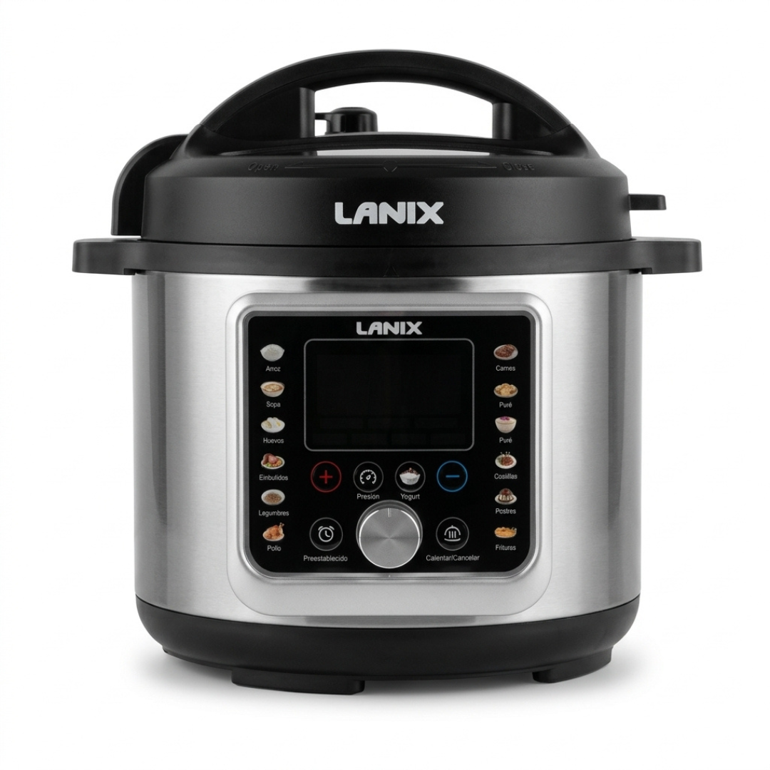 Olla De Presión Eléctrica Con Perilla 5L 900W LANIX