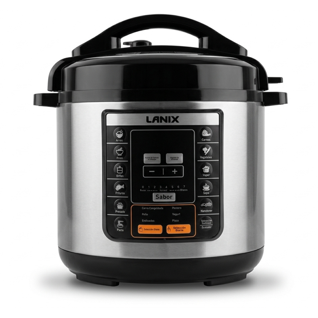 Olla De Presión Eléctrica Digital 6L 1000W LANIX