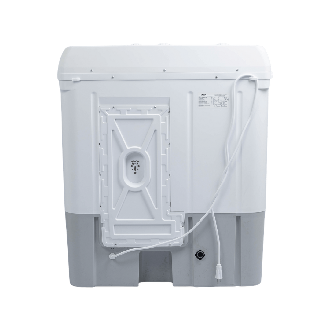 Lavadora Semiautomática Doble Tina  12Kg Blanca Oster