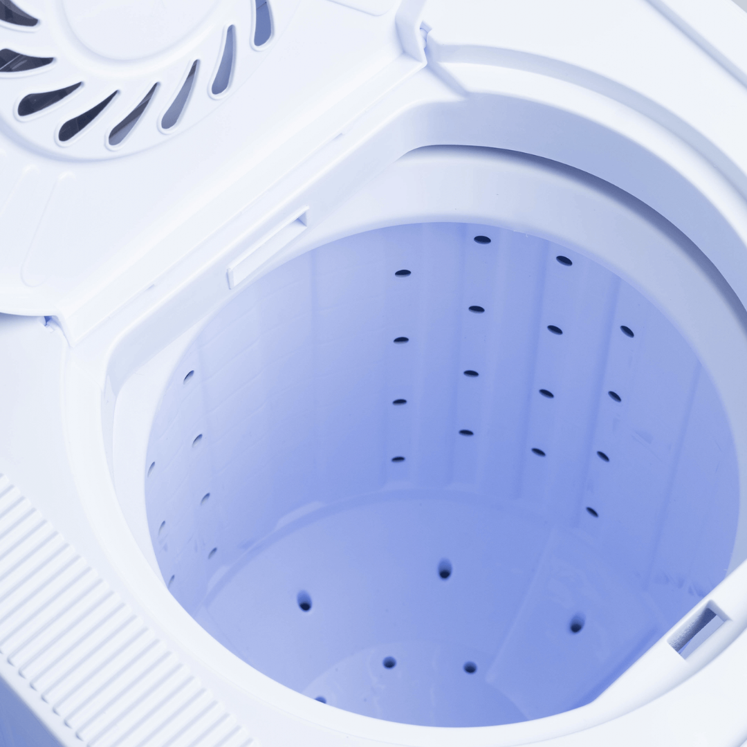 Lavadora Semiautomática Doble Tina Blanca/Gris 7Kg Oster