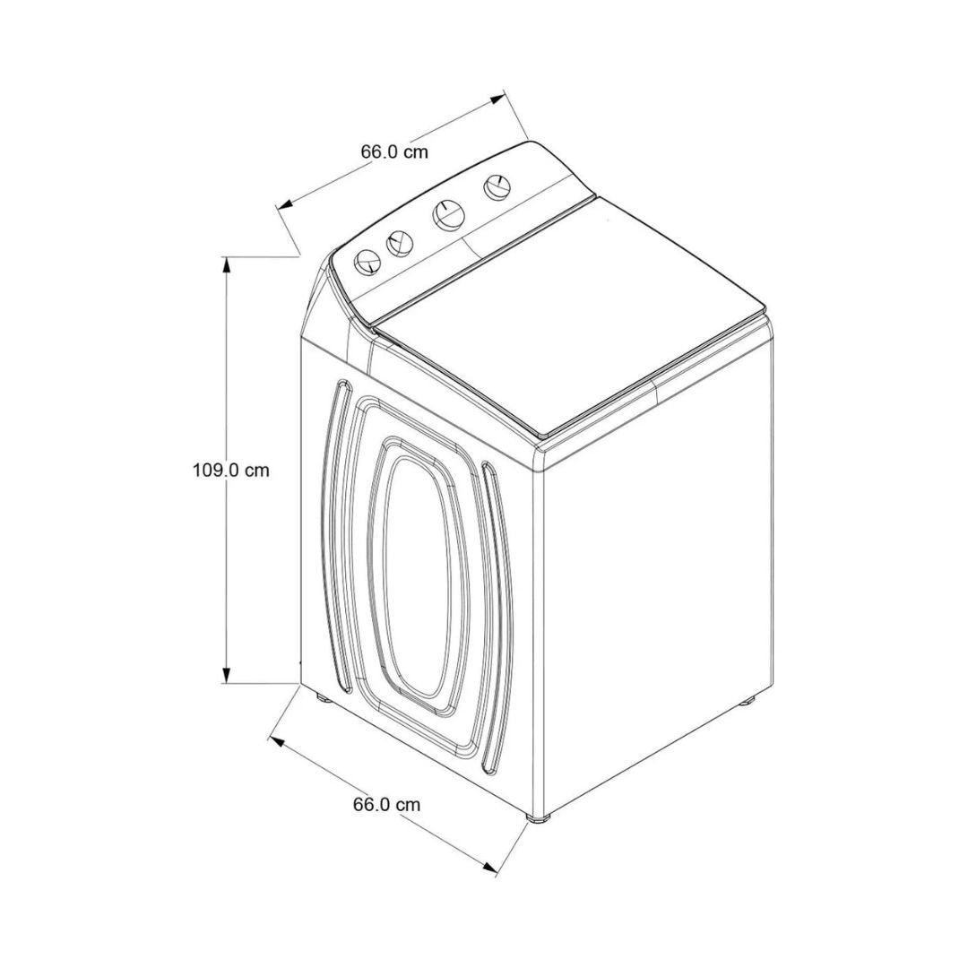 Lavadora Automática 20 Kg Puerta de Vidrio Con Agitador Xpert Dual 2 en 1 Whirlpool