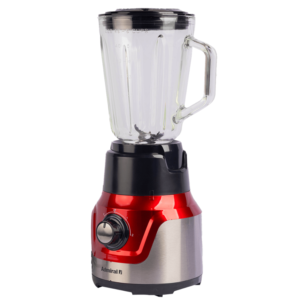 Licuadora 1.5L 2 Velocidades 800W Acero Roja Admiral