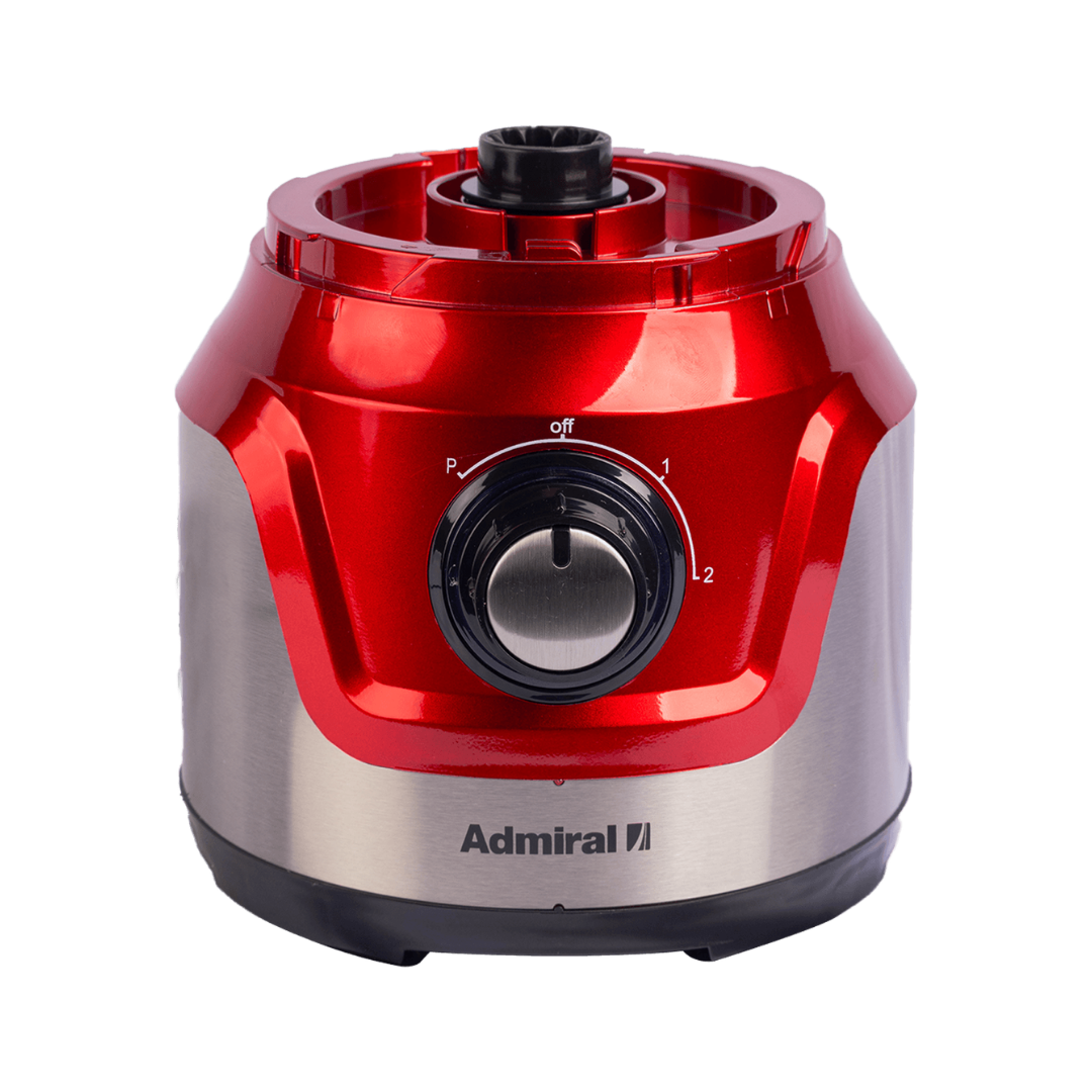 Licuadora 1.5L 2 Velocidades 800W Acero Roja Admiral