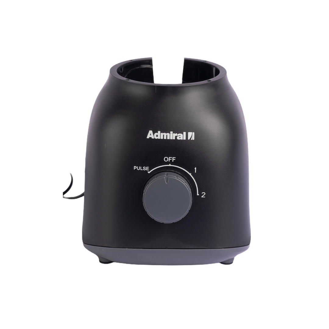 Licuadora 1.5L 2 Velocidades 450W Vaso De Vidrio Negra Admiral