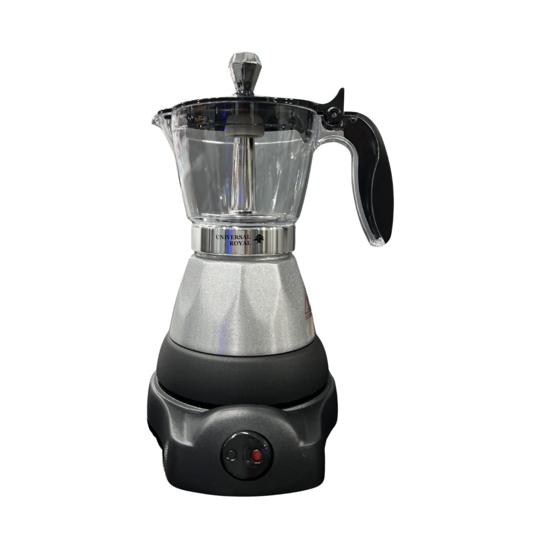 Cafetera Greca 3 Tazas Eléctrica En Acero Inoxidable Royal