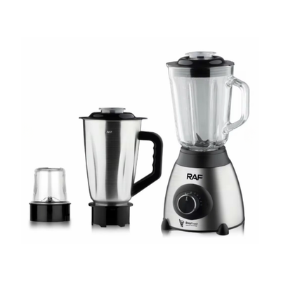Licuadora Con Vaso de Acero 2V + Picatodo 1.5 Litros Raf