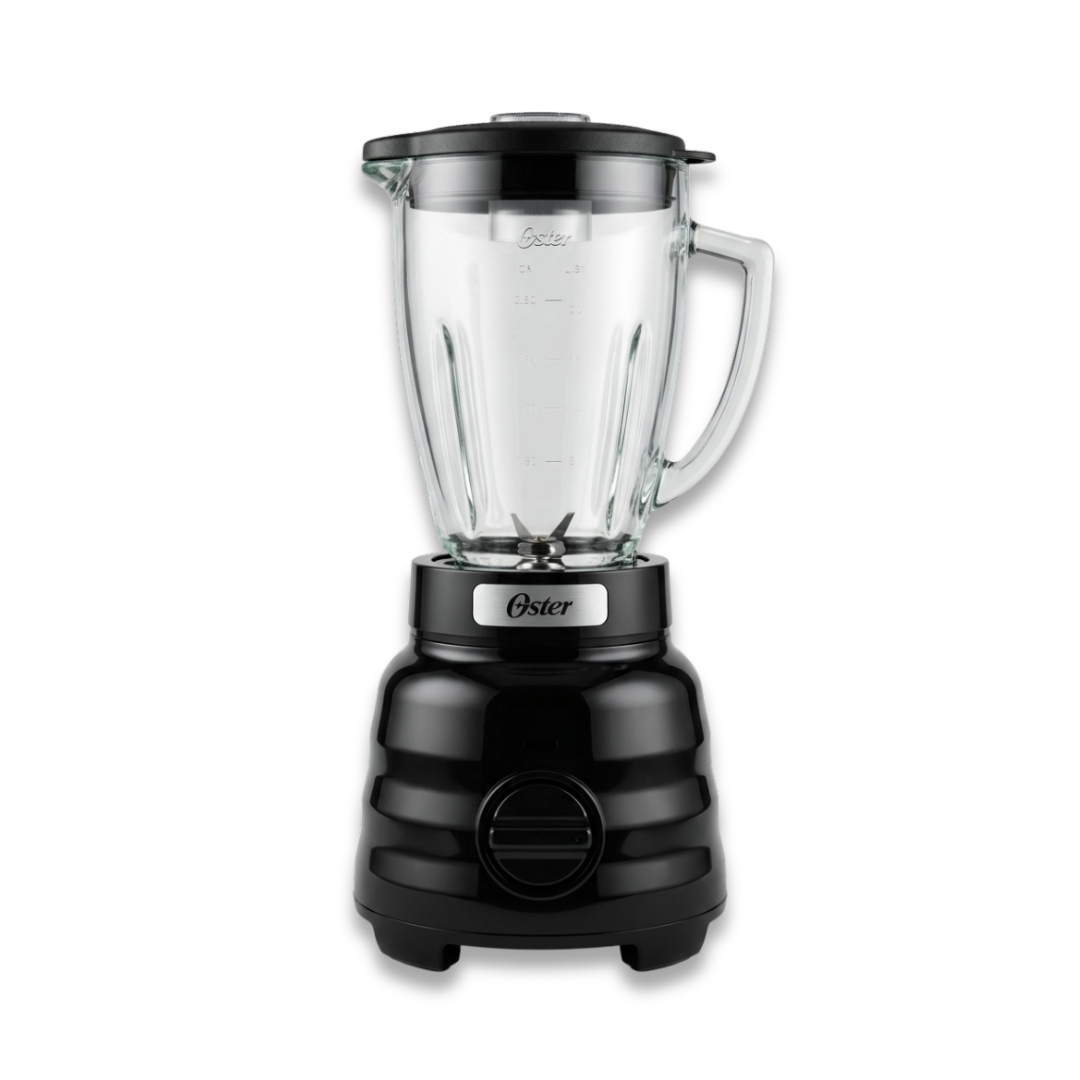 Licuadora NegrA De Perilla 3V Vaso De Vidrio OSTER