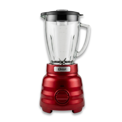 Licuadora Roja De Perilla 3V Vaso De Vidrio OSTER
