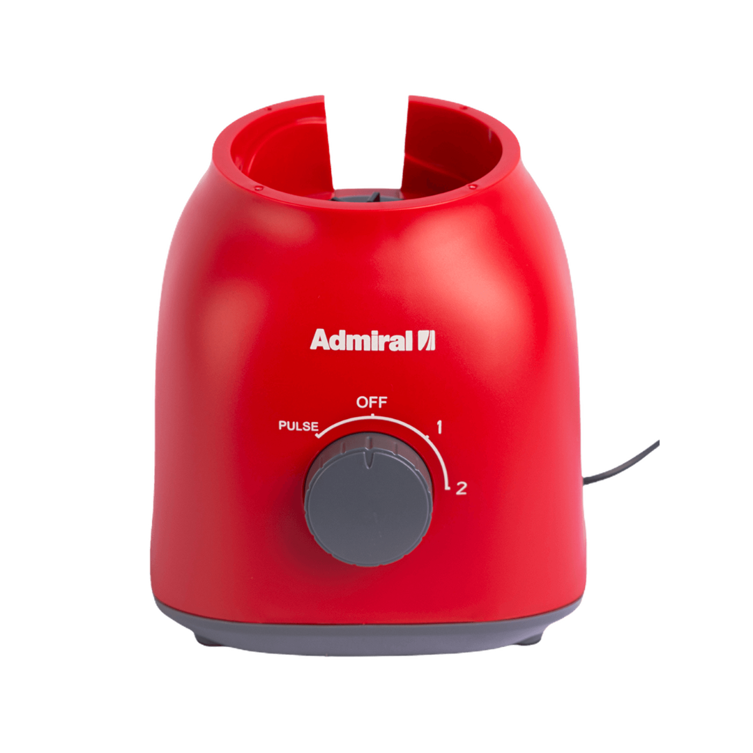 Licuadora 1.5L 2 Velocidades 450W Vaso De Vidrio Roja Admiral