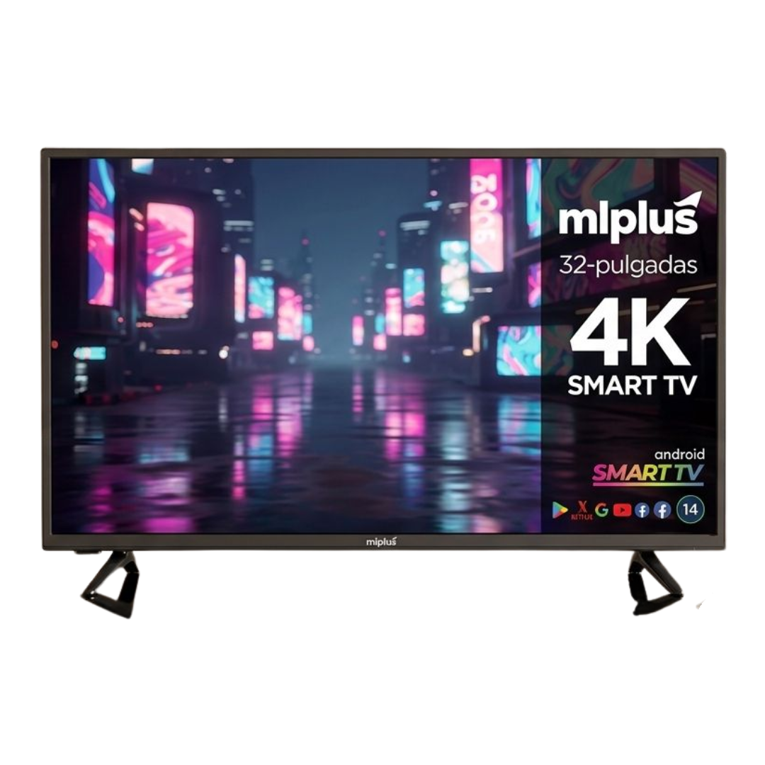 Televisor Smart TV 32" Android 14 Mlplus