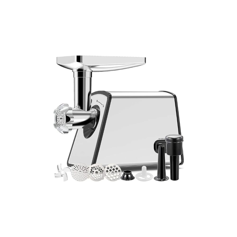 Molino de Carne Eléctrico 2000W Acero Inoxidable Lomenox